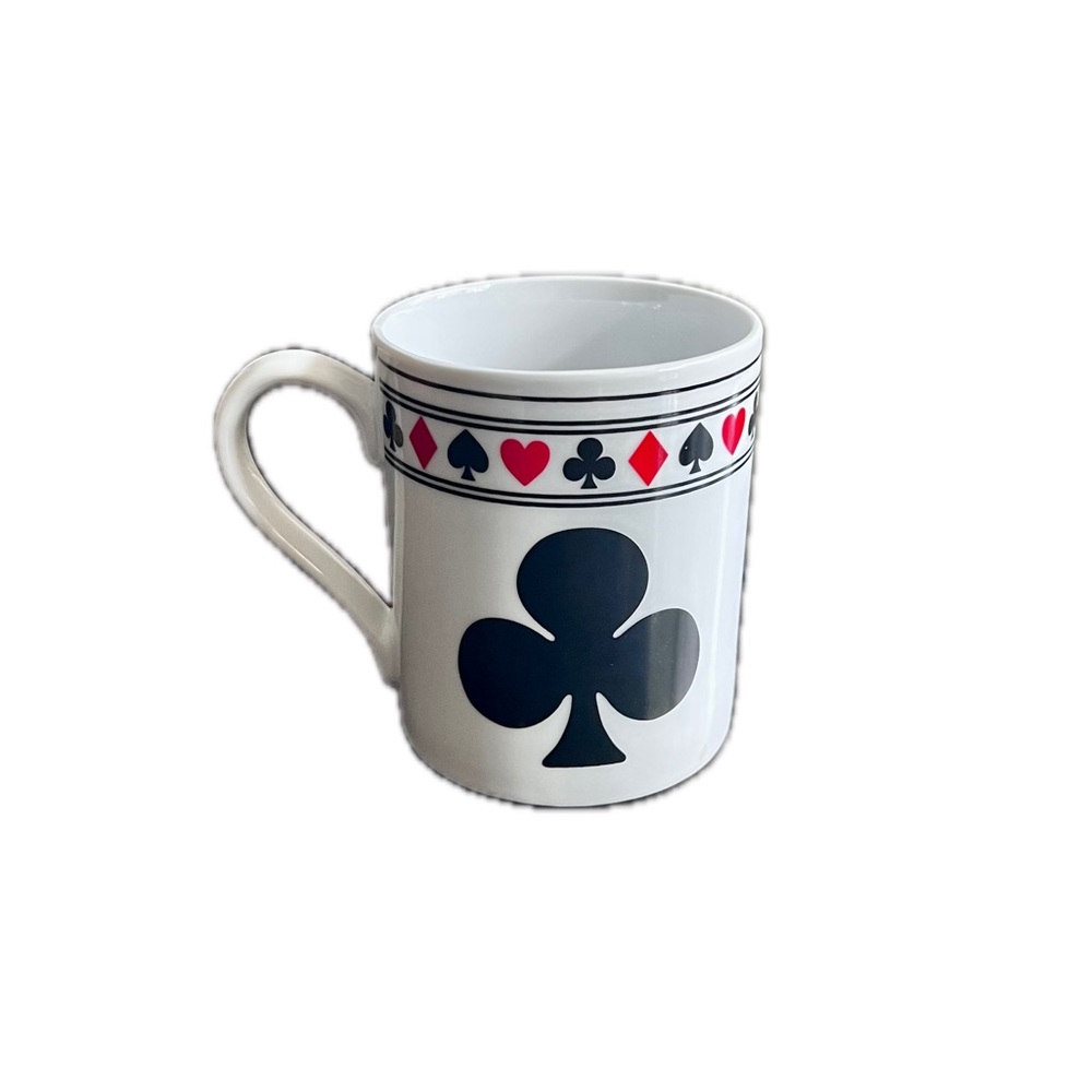 I. Godinger & Co.Playing Card Themed Mug - Black and Red